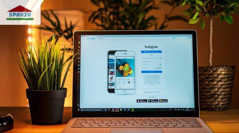 laptop, computer, instagram